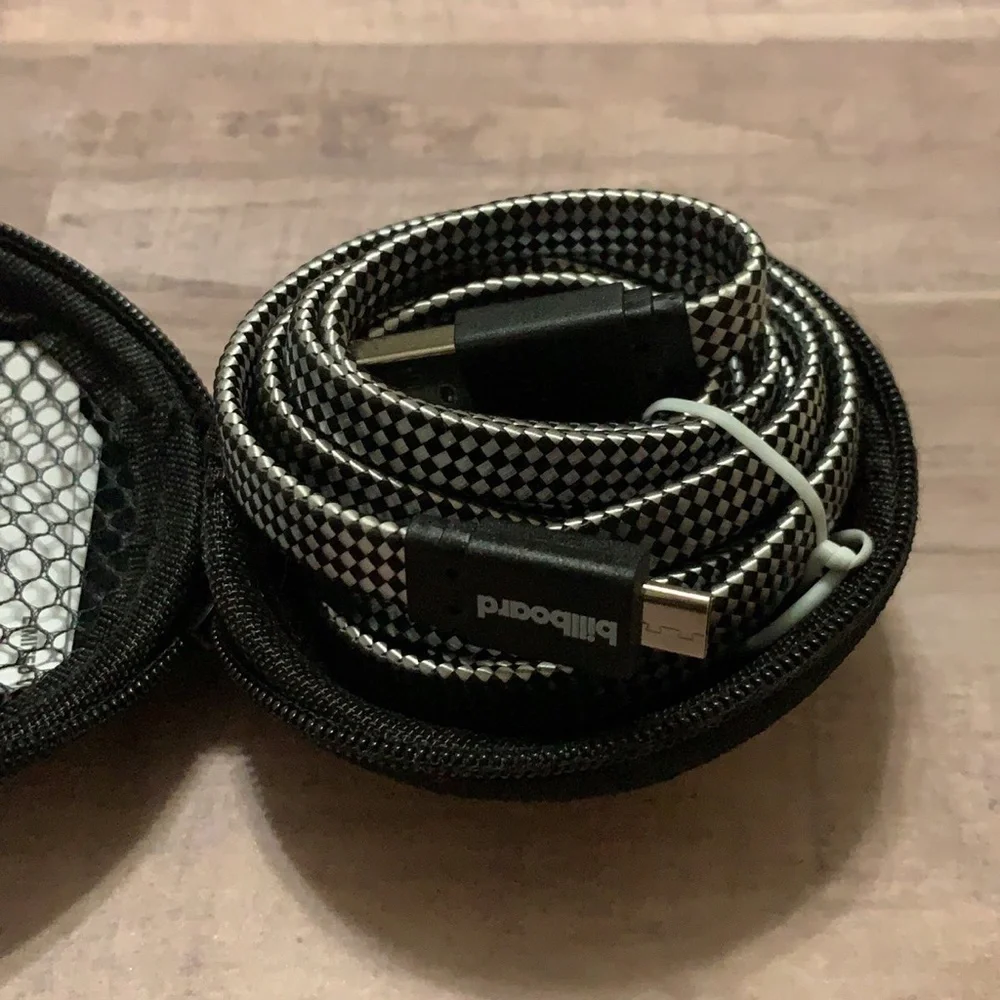 Billboard 6' Micro USB Sync & Charge Cable Black